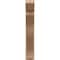 Ekena Millwork 8-in W x 46-in D x 46-in H Funston Slat Rough Cedar Woodgrain TimberThane Outlooker, Primed Tan OUTUR080X46X46FST24RCPR - alternate 2